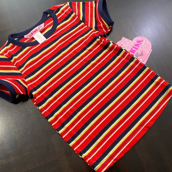 1st Kiss Girls Short Sleeve Shirt Size 7/8 - Picture 4 of 6